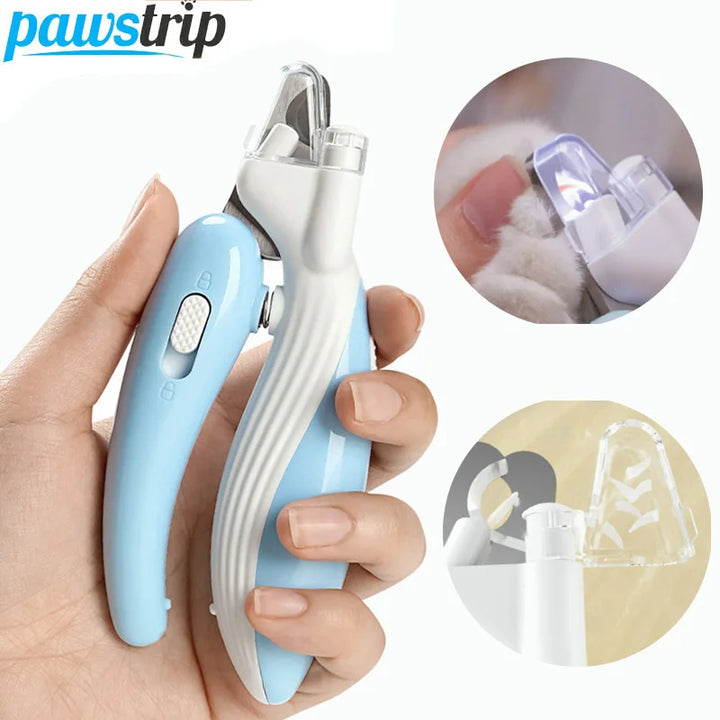 Professional Pet Nail Clipper with LED Light –