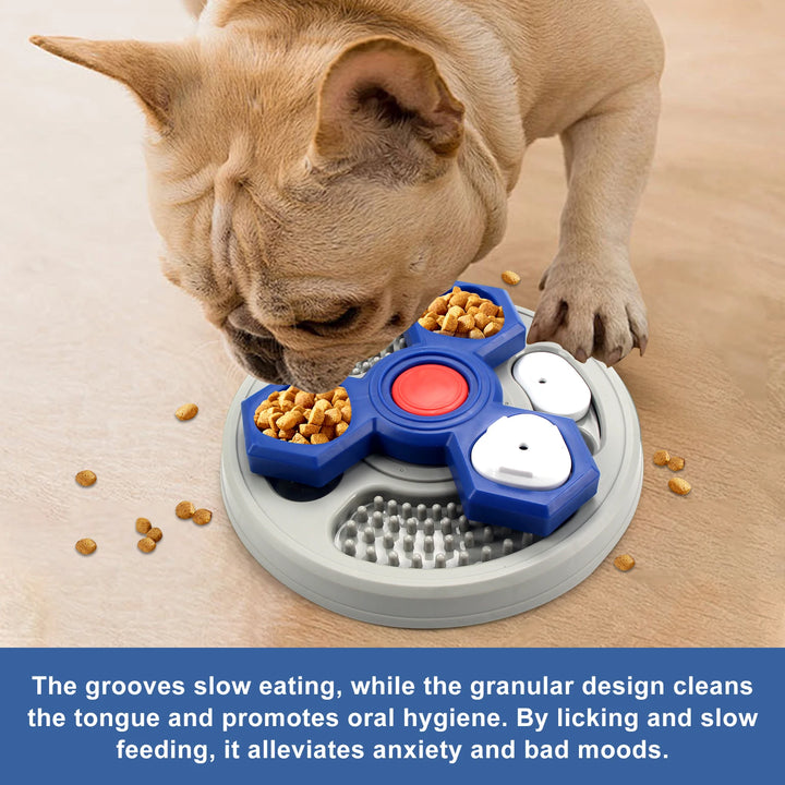 2-Tier Slow Feeder Dog Puzzle Toy – Distributor