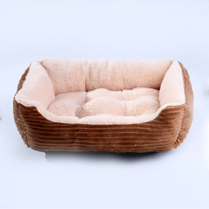 Small Dog Sofa Bed Cushion Pet Calming Dog Bed House Pet Supplies Accessories Bed for Dog Cat Pet Square Plush Kennel Medium