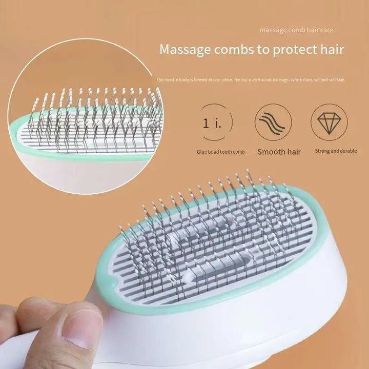 Pet Rounded Comb with UV Sterilization – USB Charging