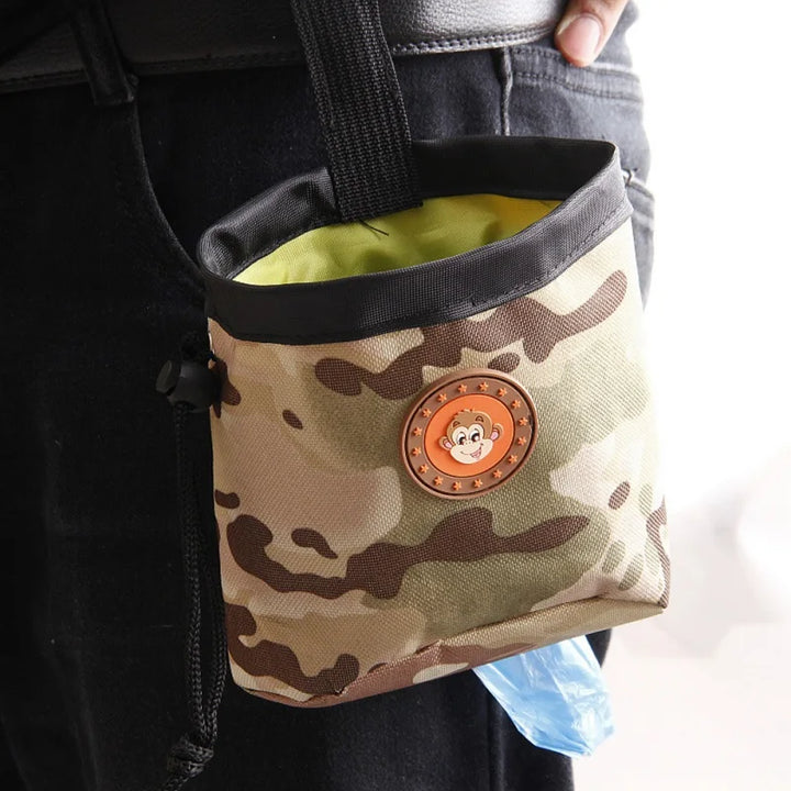 Dog Training Treat Pouch with Waist and Shoulder Strap