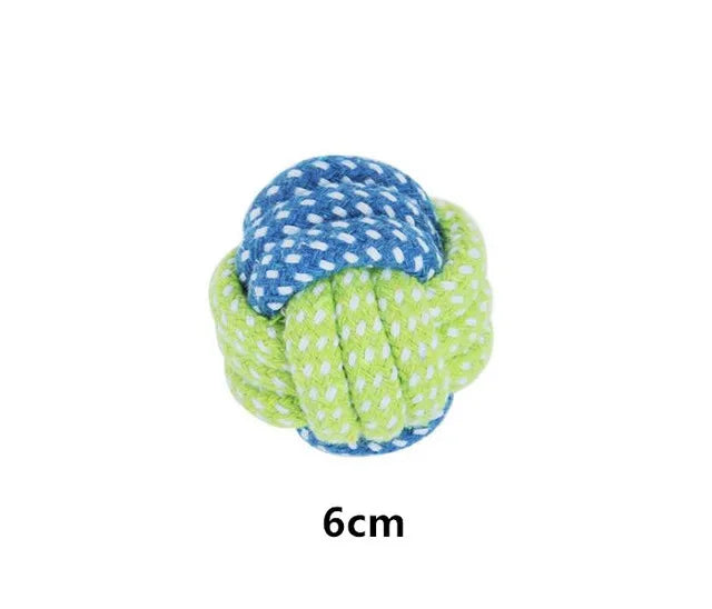 Cotton Ball and Rope Interactive Toy – Chew Toy