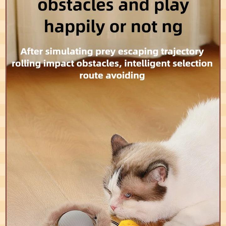 Interactive Cat Toy Ball - Automatic Rolling Ball