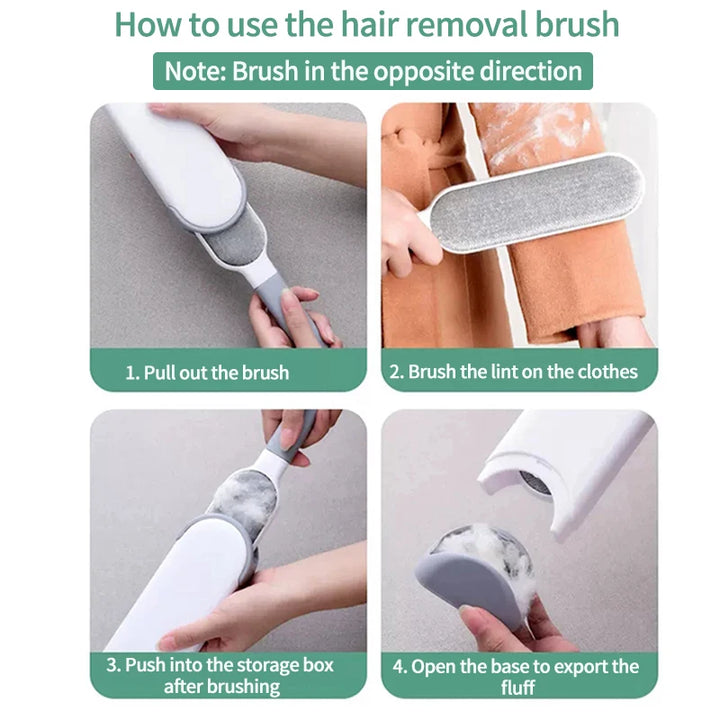 Magic Lint Remover for Clothes, Reusable Brush