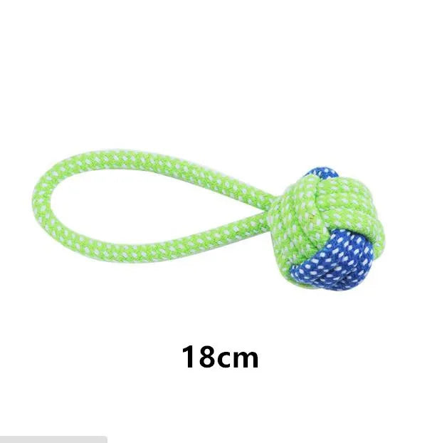 Cotton Ball and Rope Interactive Toy – Chew Toy