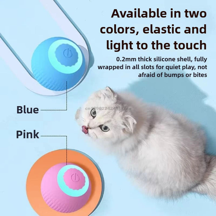 Interactive Cat Toy Ball - Automatic Rolling Ball