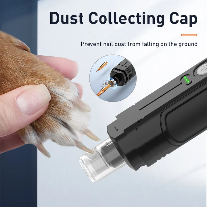 ROJECO P3 Electric Dog Nail Grinder with LED Light