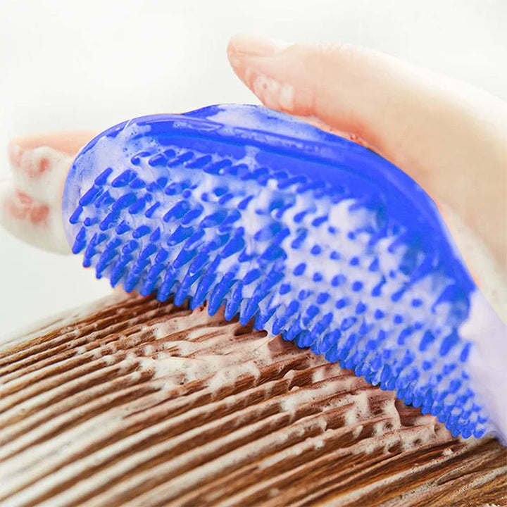 Soft Rubber Brush for Dogs and Cats – Massage Glove