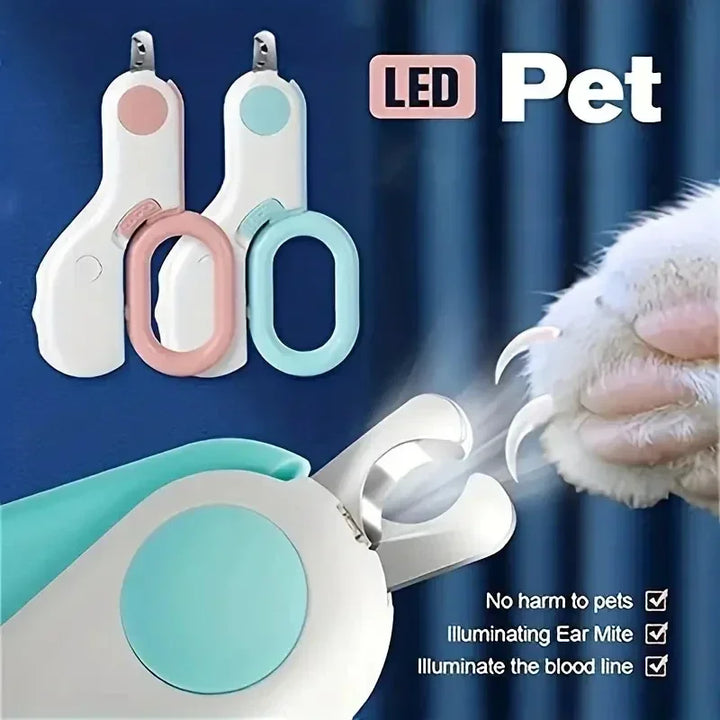 Cat Nail Clippers with LED Light – Cat Nail Trimmer