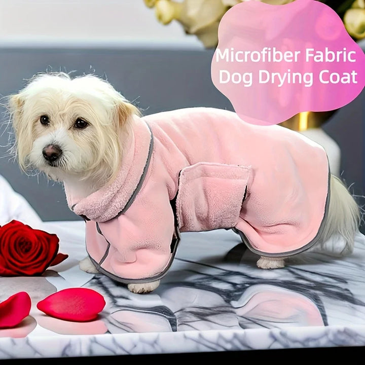 Absorbent Dog Bath Towel – Cooling Bathrobe