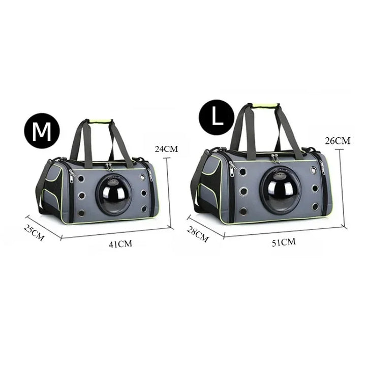 Portable and comfortable pet carrier bag