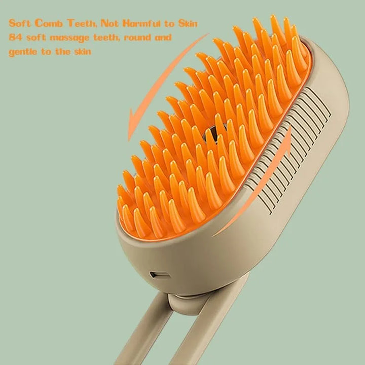 Portable Cat Brush, Steam Spray, Cat Hair Brush