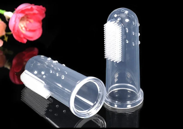 Silicone Pet Toothbrush - Soft Brushing Tool