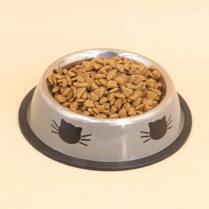 Supet Stainless Steel Non-Slip Pet Bowl - Durable