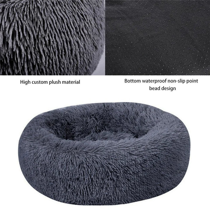 Donut Mand Dog Accessories for Large Dogs Cat's House Plush Pet Bed for Dog XXL Round Mat For Small Medium Animal Calming Sofas