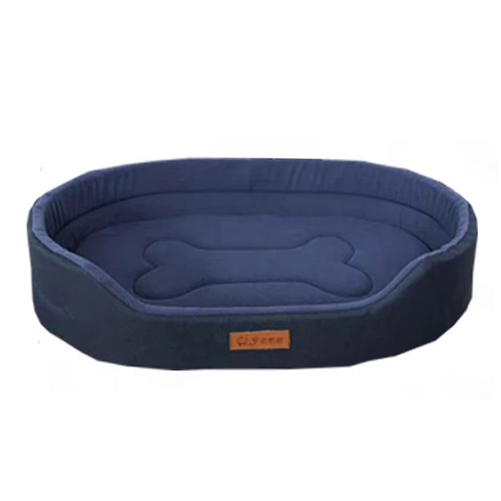 Polar Fleece Dog Bed Waterproof 600D Oxford Cloth and Winter Warm Polar Fleece Double Sided Available Suitable for All Seasons