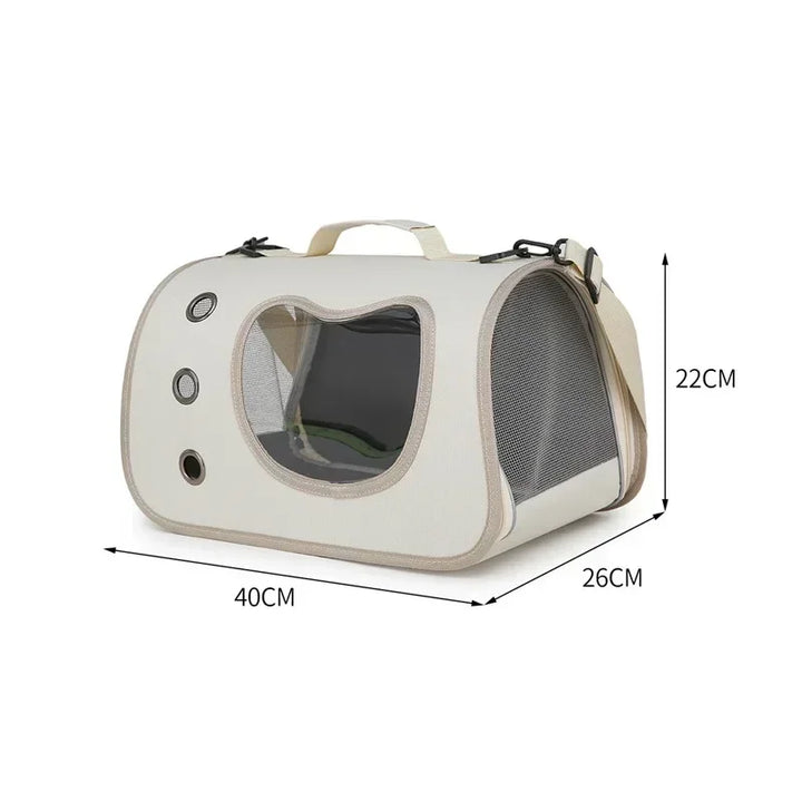 Portable Pet Carrier Bag - Breathable and Foldable for Travel