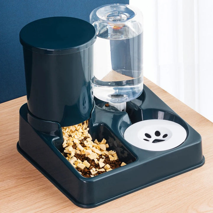 2 in 1 Automatic Feeder – Food and Water!