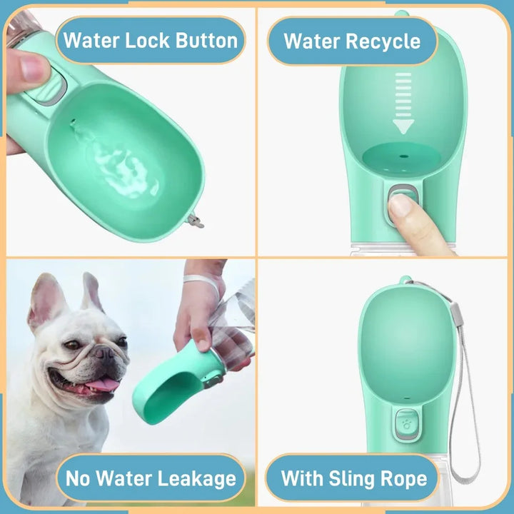 Portable Pet Water Bottle - Leak Proof. Dog