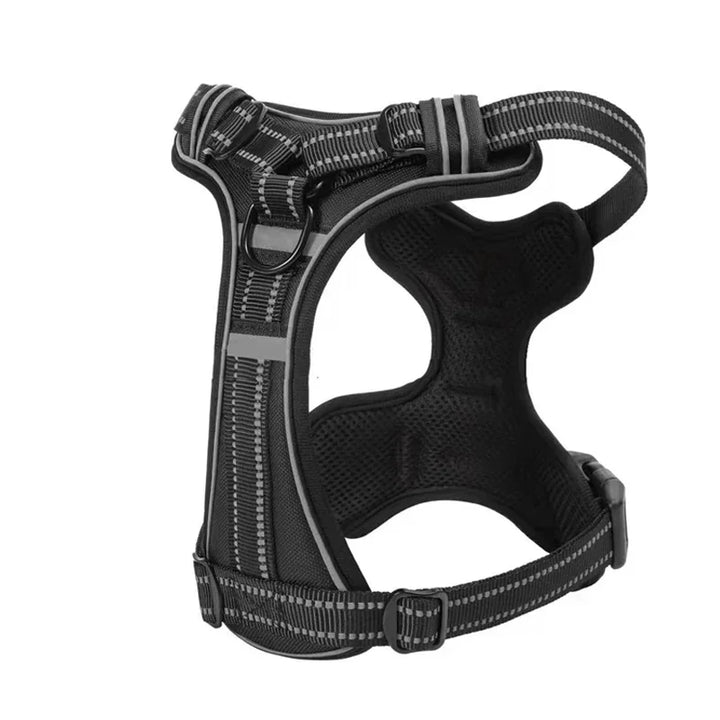 Adjustable Nylon Dog Collar Reflective Vest Soft Breathable