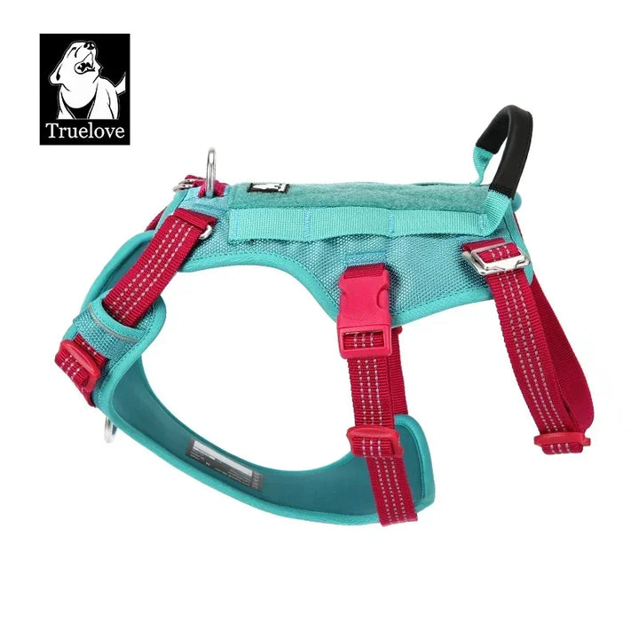 Truelove Escape Proof Pet Harness No Pull Reflective Adjustable Soft Padded Pet Vest Service Dog Harness Handle Climbing TLH7011