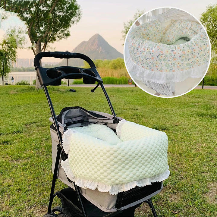 Cozy Cooling Mattress for Dog Stroller Carrier