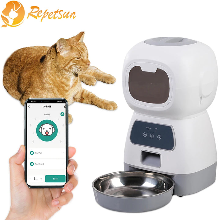 3.5L Automatic Pet Feeder for Cats, Smart Feeder