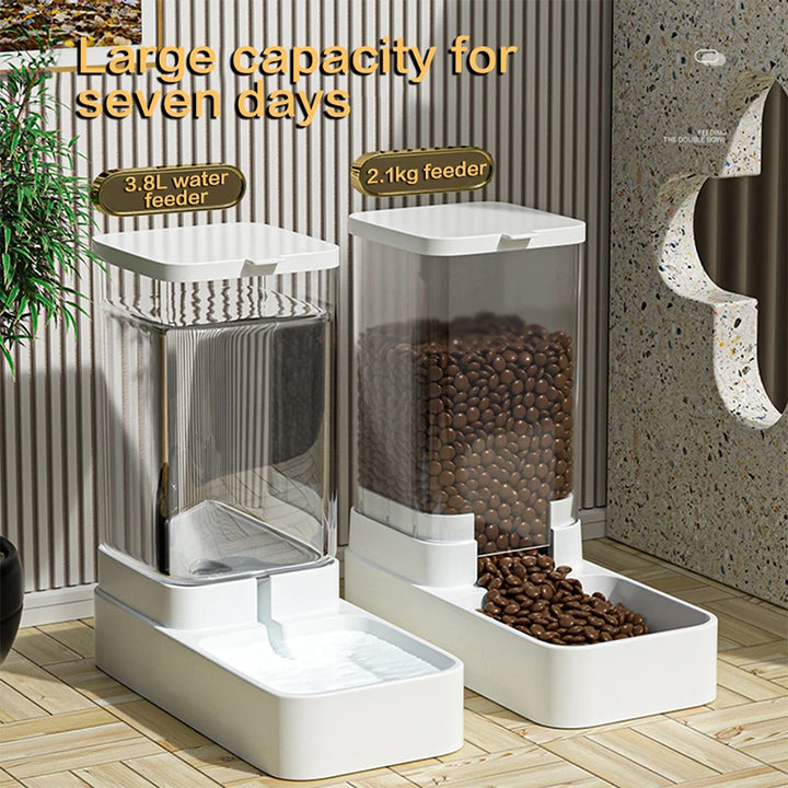 Automatic Cat Feeder and Water Dispenser