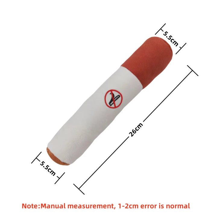 Indestructible Cigar Toy That Makes Noise –