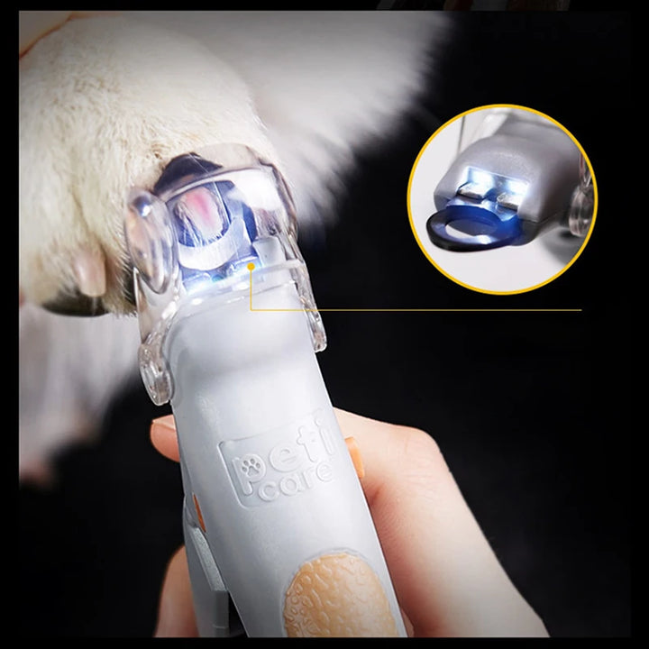 Pet Nail Clipper with LED Light – Amplified Trimmer