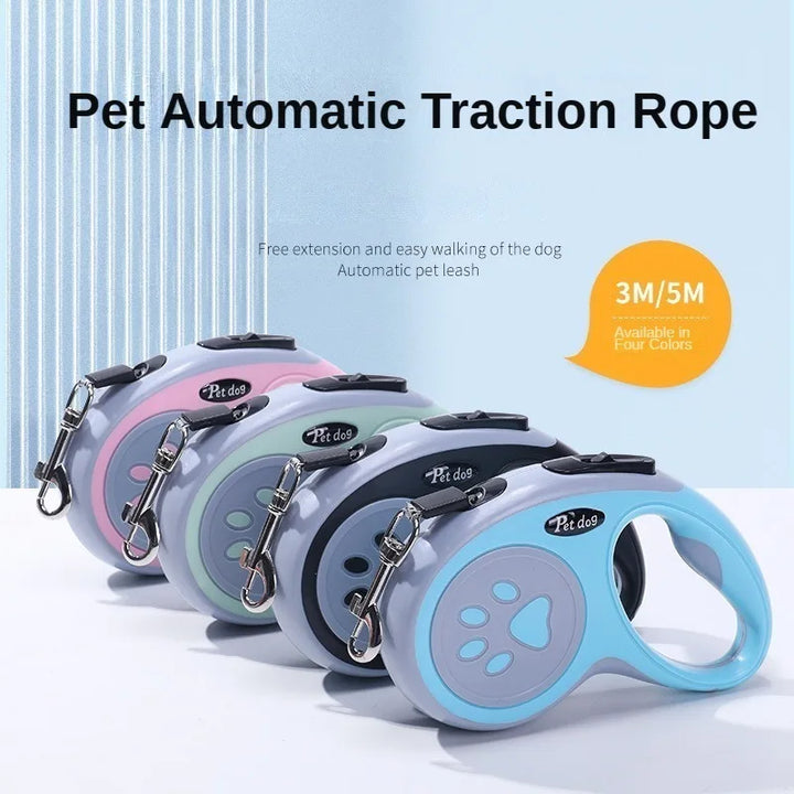 3/5M Nylon Dog Leash Automatic Retractable Durable