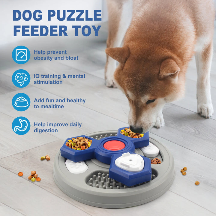 2-Tier Slow Feeder Dog Puzzle Toy – Distributor