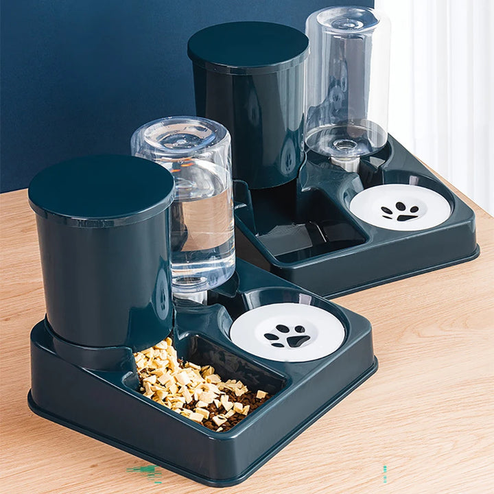 2 in 1 Automatic Feeder – Food and Water!