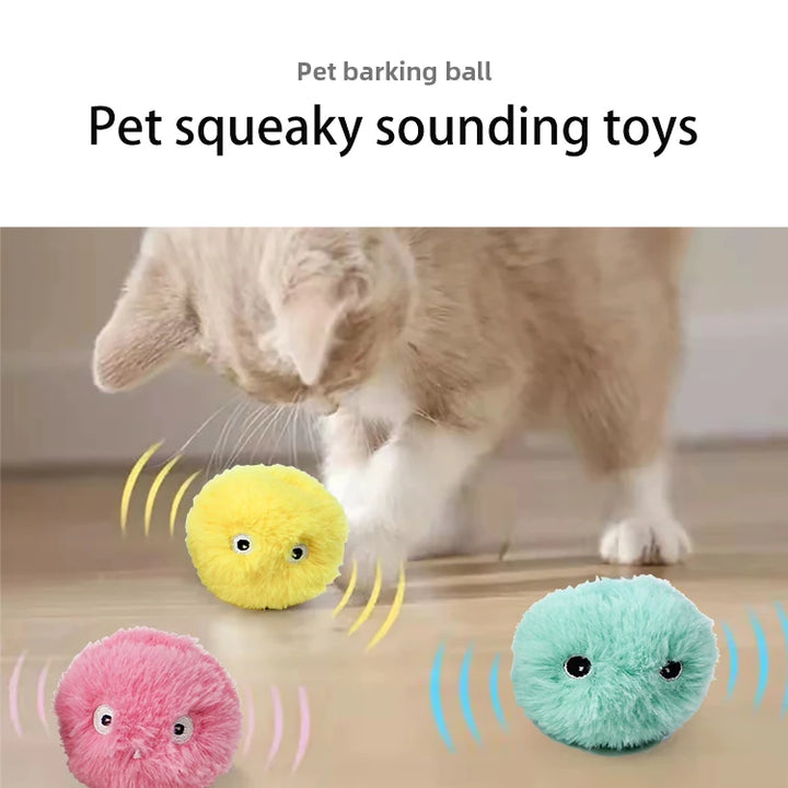 Smart Interactive Cat Toy – Electric Plush Ball