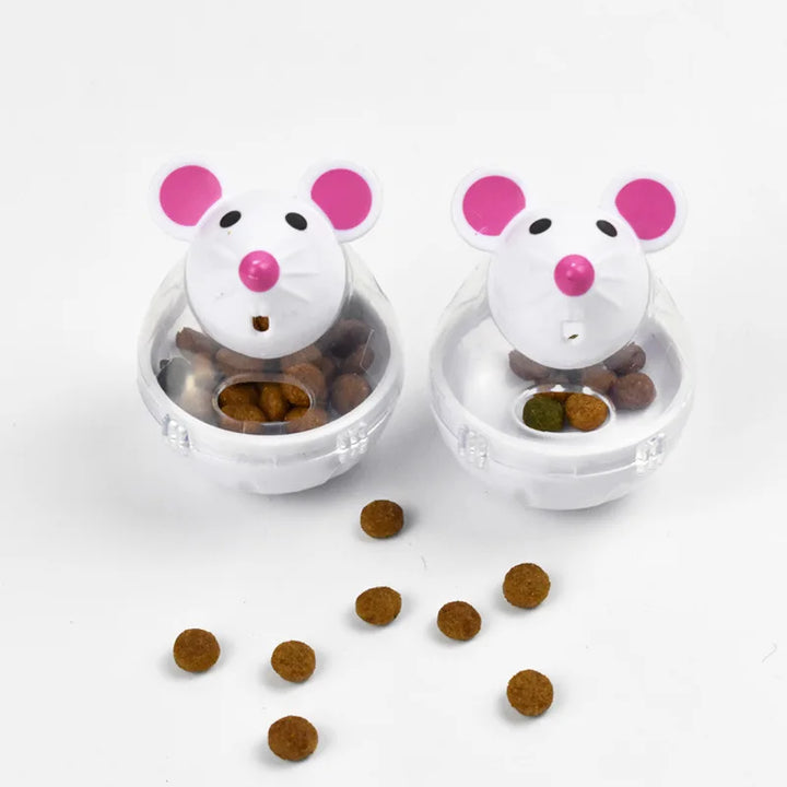 Cat Mice Food Tumbler – Interactive Cat Food Toy Ball