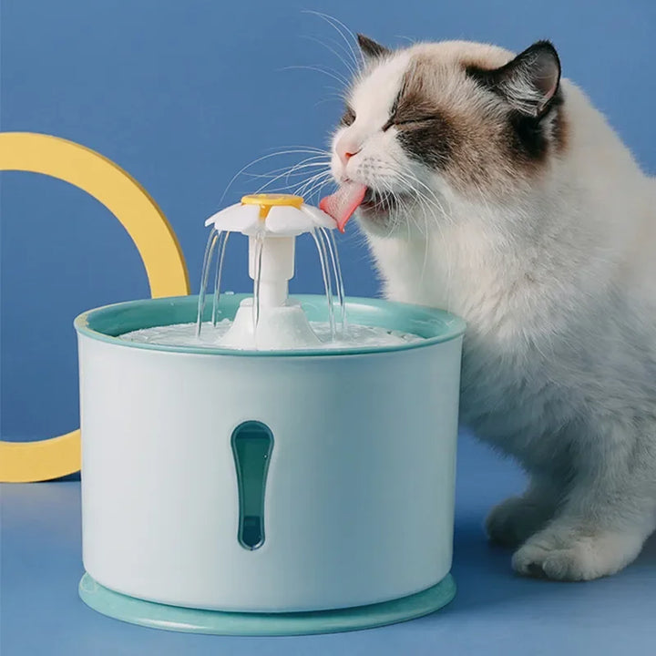 2.4L Pet Cat Water Drinker Dispenser Filters