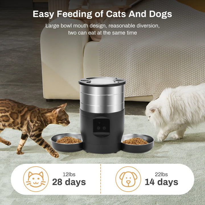 4.5L WiFi Automatic Cat Feeder – Smart Pet Food Dispenser