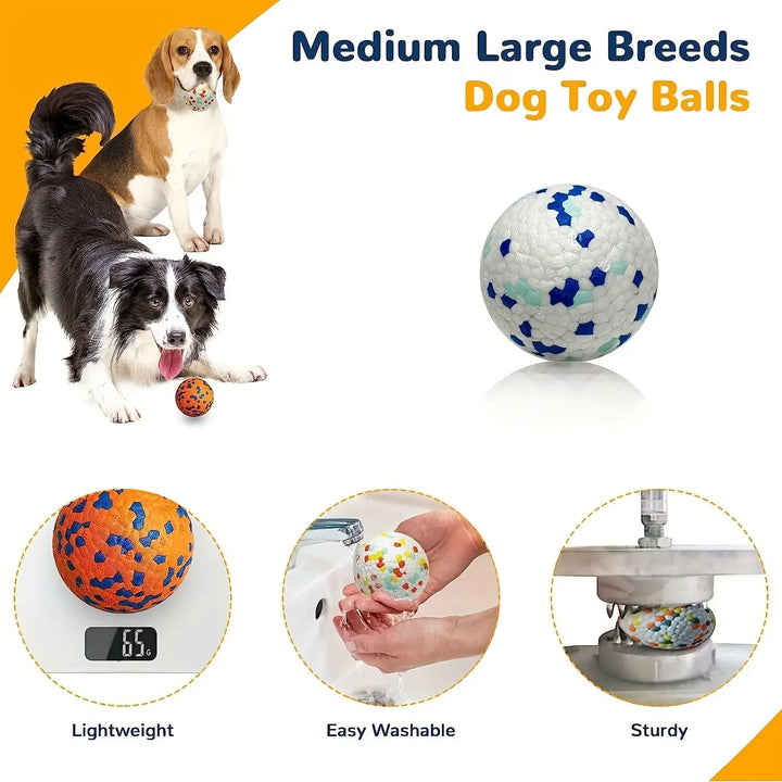 1pc Dog Toy Durable Crew Ball Pet Grinding Teeth Toy