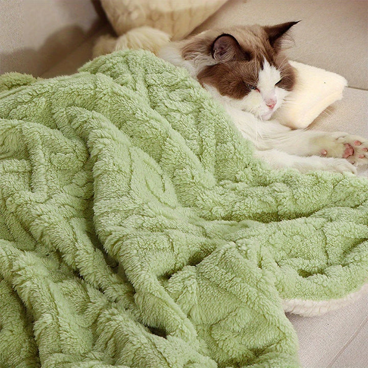 Warm Flannel Blanket for Dogs and Cats - Cozy