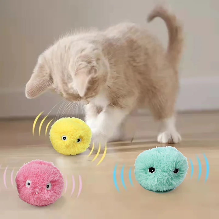 Smart Interactive Cat Toy – Electric Plush Ball