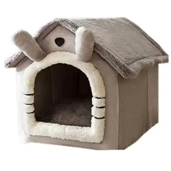 All-season, soft, washable dog and cat house