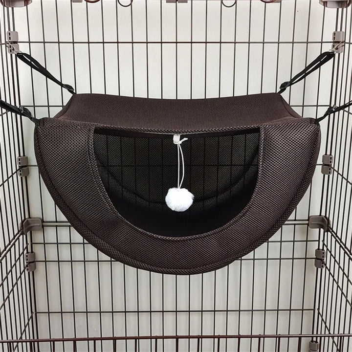 Cat Hammock Pet Cage Bed Breathable Mesh