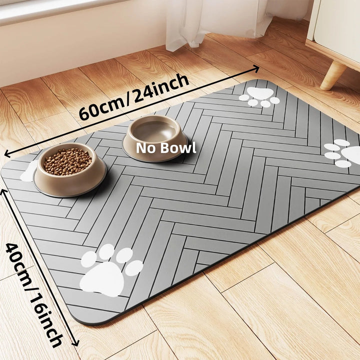 Waterproof Dog Food Mat – Absorbent, Non-Slip