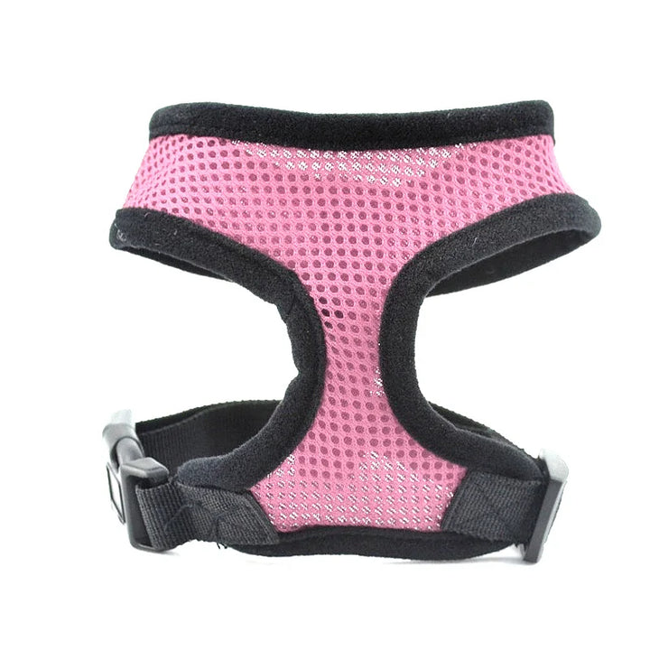 Pets Dog Harness For Small Dogs Cats No Pull Breathable Mesh Chest Strap Safety Dog Harness Vest Adjustable Collar Breast-Band