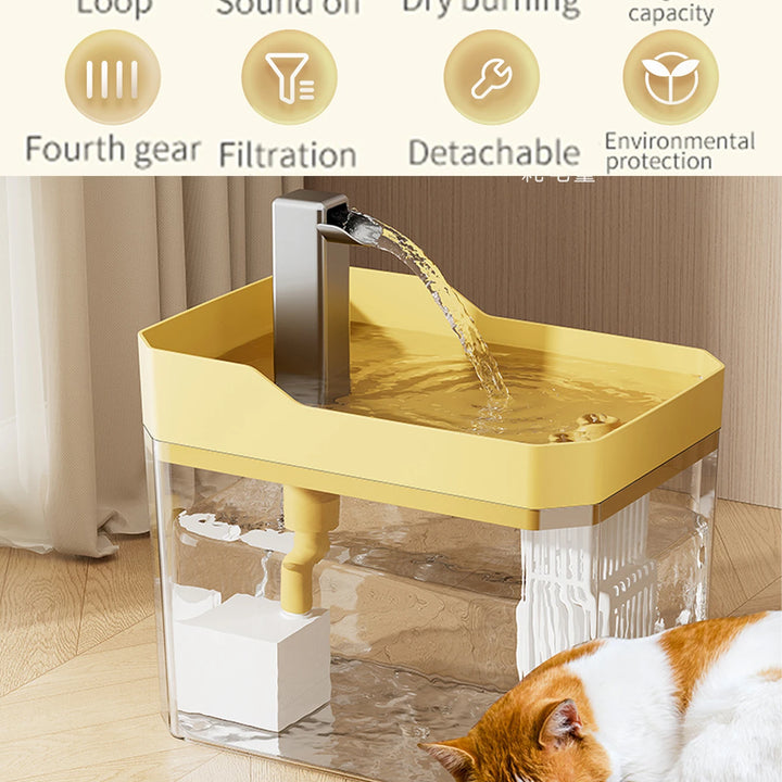 USB Cat Water Fountain with Pump – Water Filter