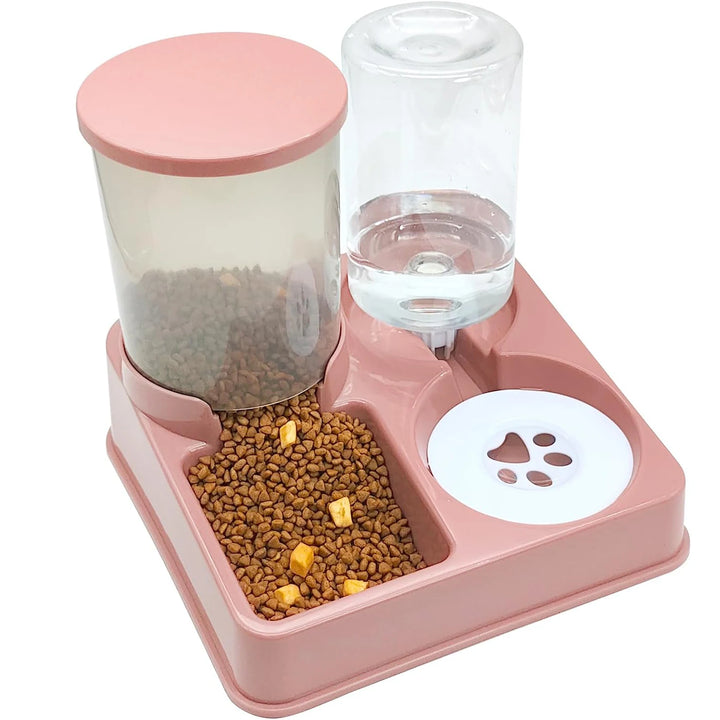 2 in 1 Automatic Feeder – Food and Water!