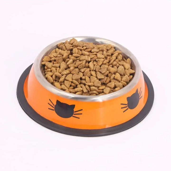 Supet Stainless Steel Non-Slip Pet Bowl - Durable