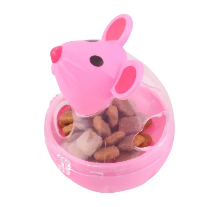 Cat Mice Food Tumbler – Interactive Cat Food Toy Ball