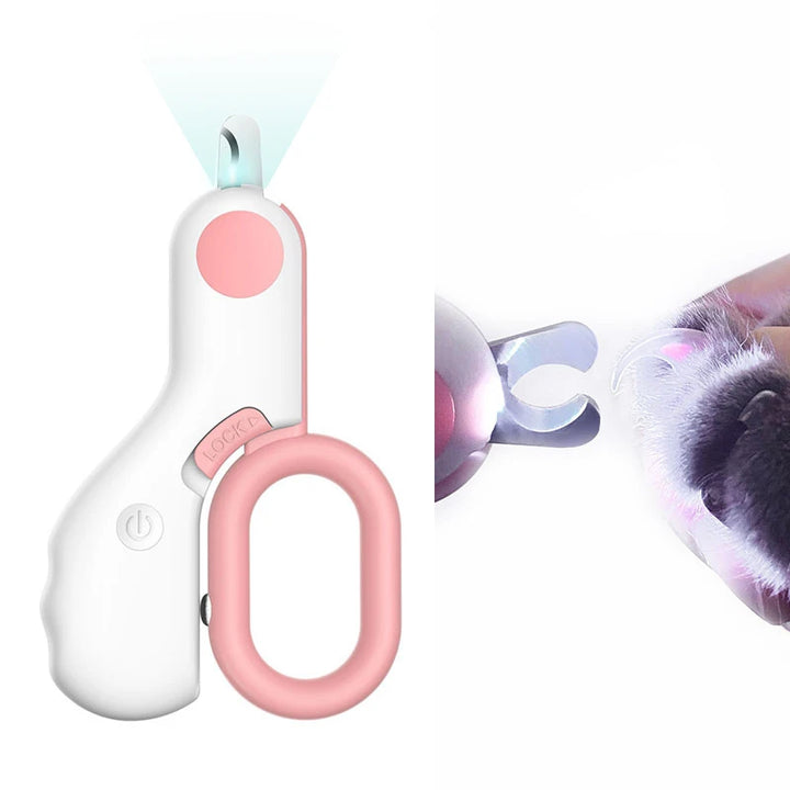 Professional Cat Nail Clipper with Light – for Cats and Dogs