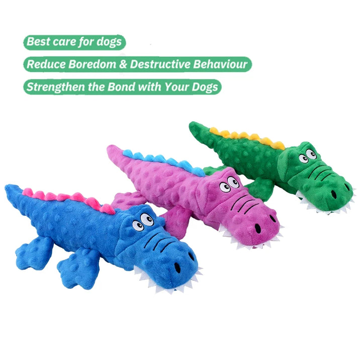 Plush Crocodile Toy That Makes Noise – Cute and Soft